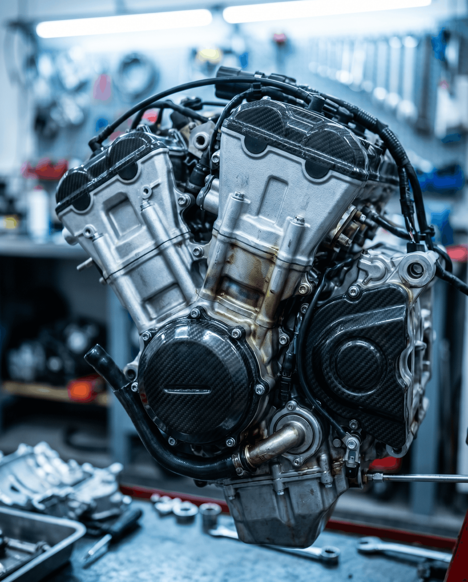 Officina — vista interna